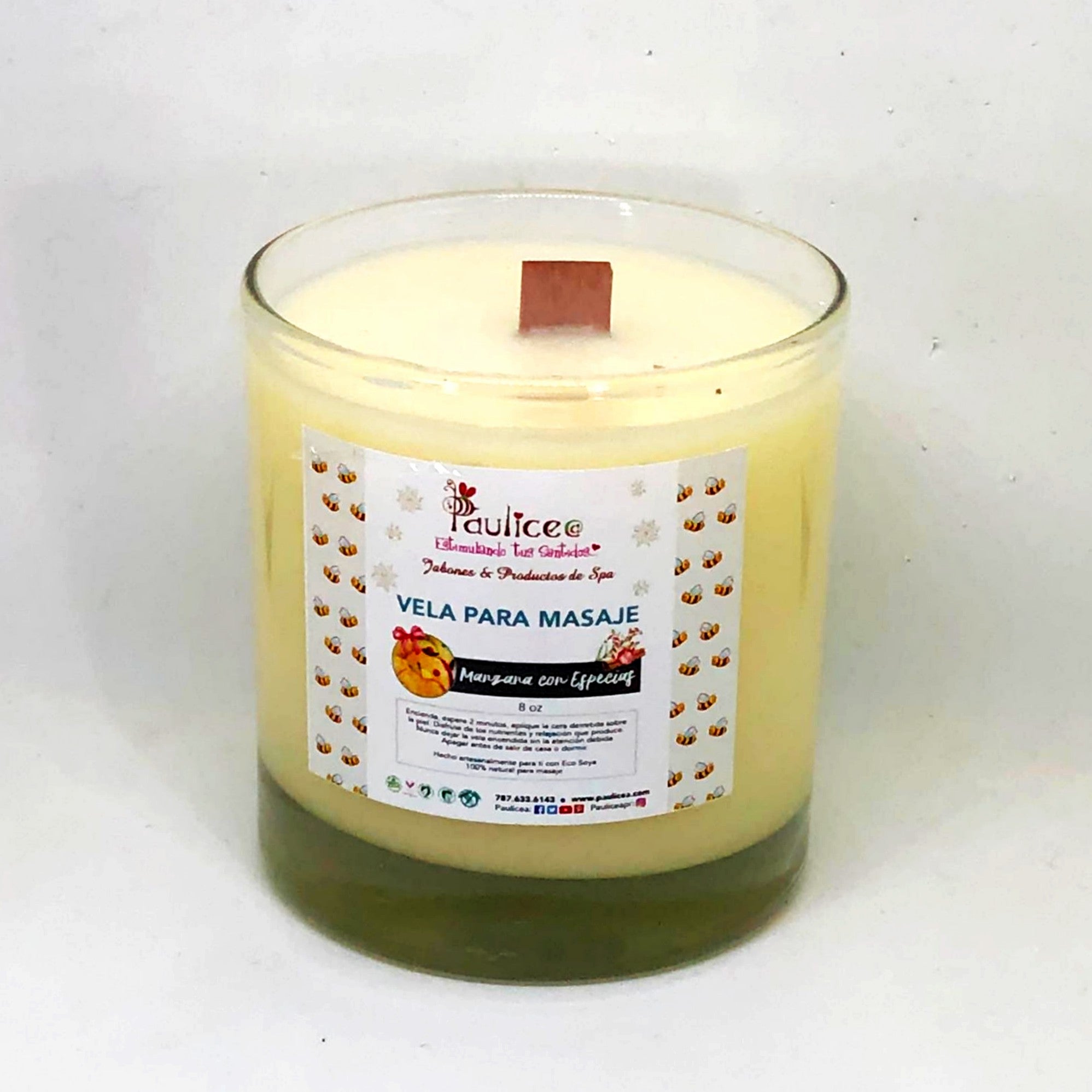 Vela Para Dar Masajes - Aromas Navideños - PAULICEA