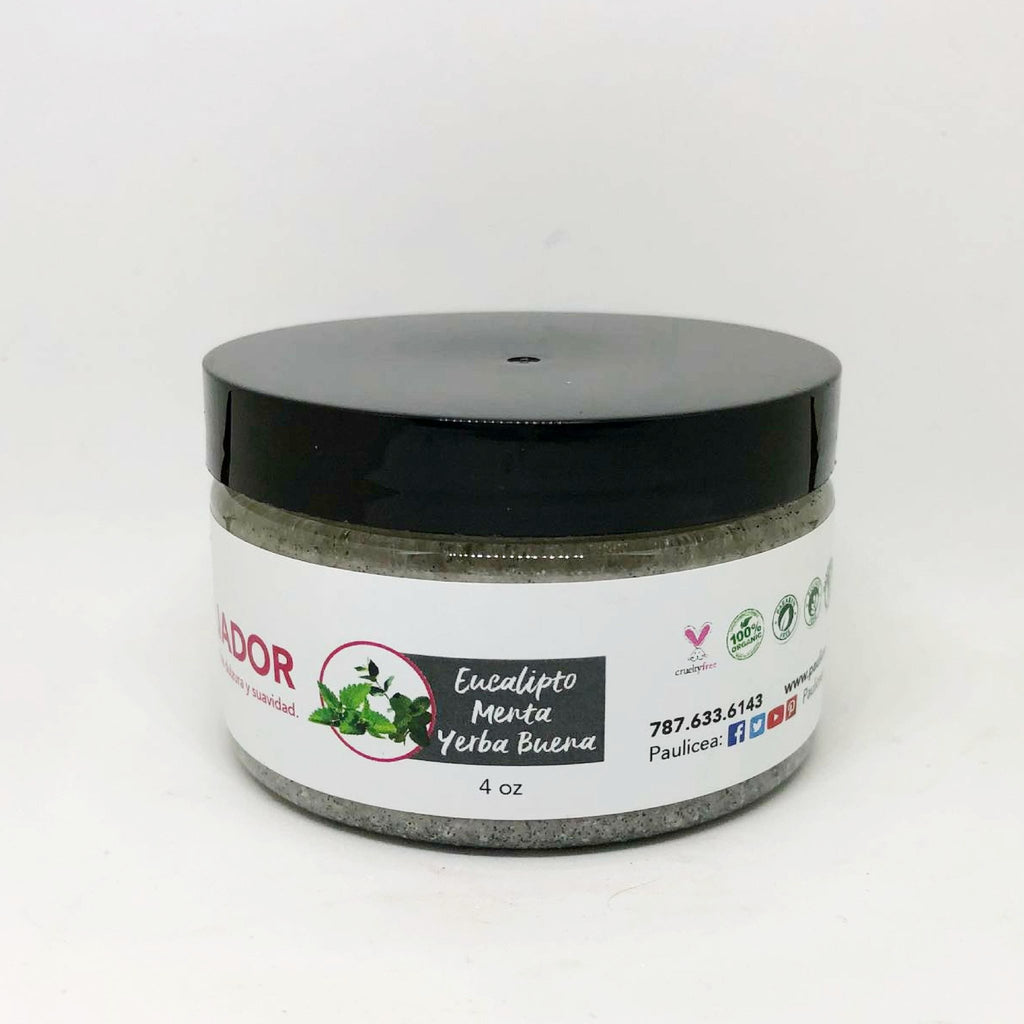 Exfoliador de Sal con Eucalipto, Menta y Yerba Buena - PAULICEA