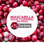 Mascarilla Facial y Corporal en Polvo de Cranberry - PAULICEA
