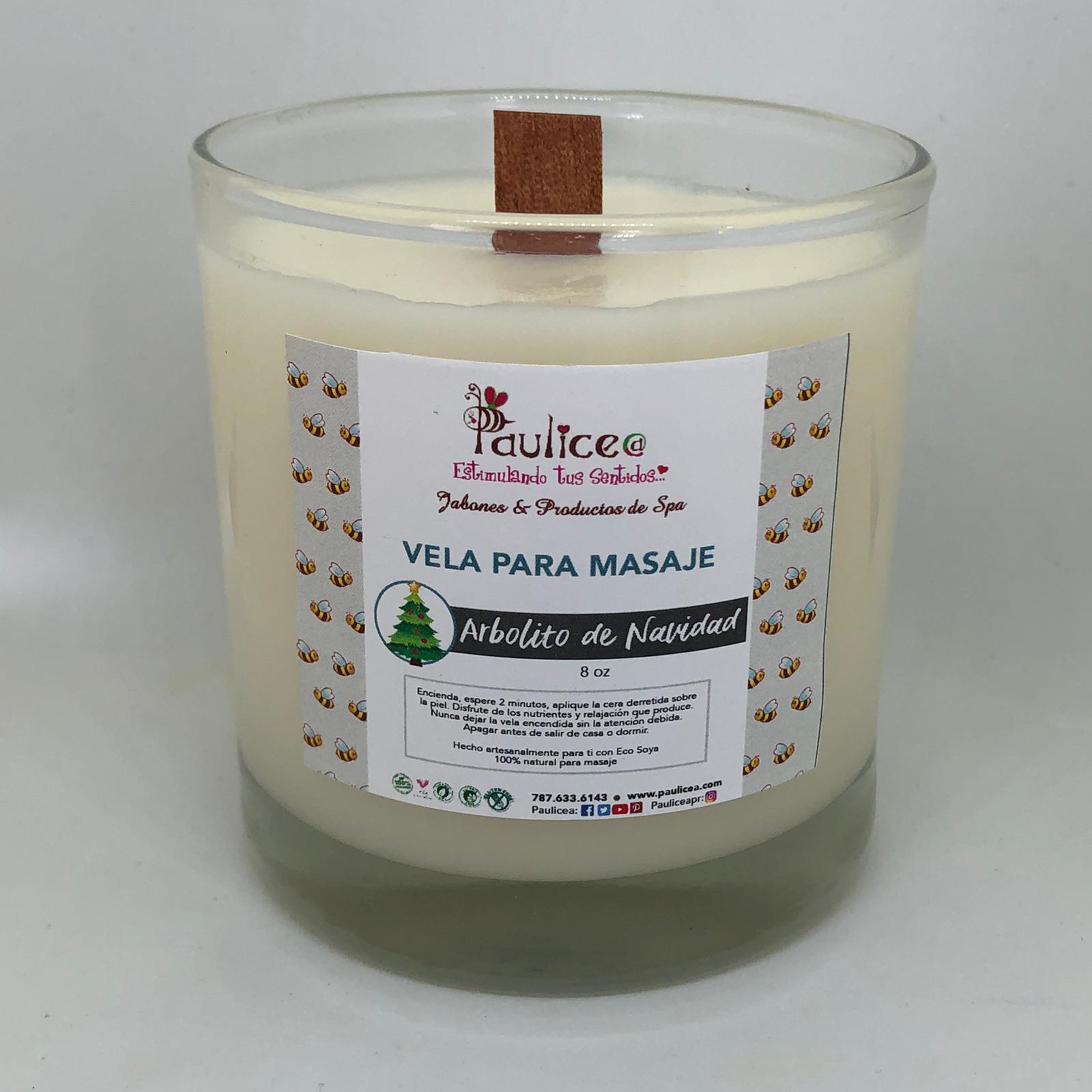 Vela Para Dar Masajes - Aromas Navideños - PAULICEA
