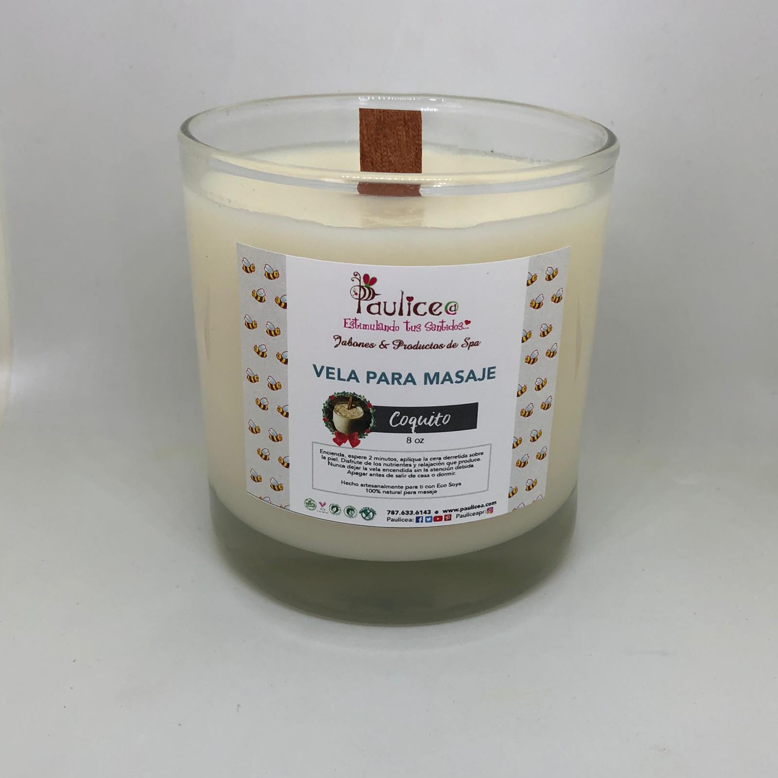 Vela Para Dar Masajes - Aromas Navideños - PAULICEA